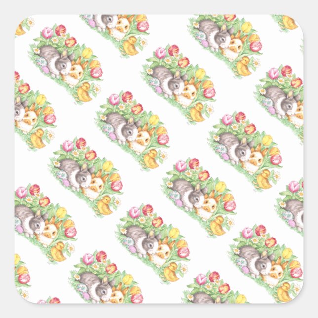 Stickers Bunny de Pâques (Devant)