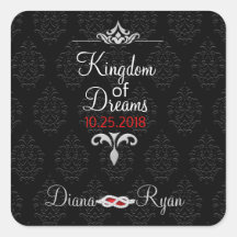 Stickers Cadeau Cravate noire