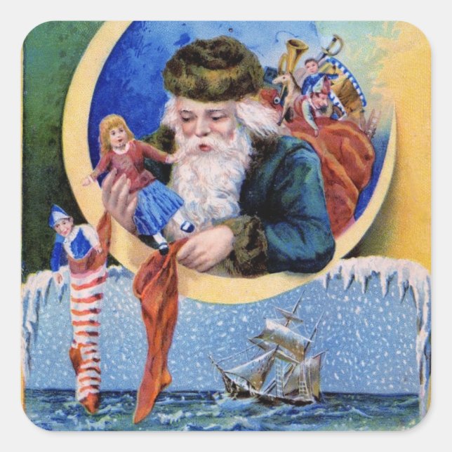 Stickers cadeaux de Noël (Devant)