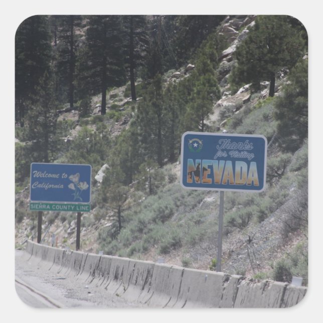 Stickers California-Nevada Stateline (Devant)