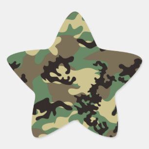 Stickers Camo Woodland