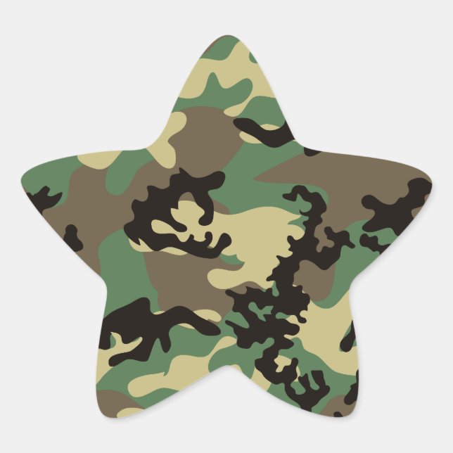 Stickers Camo Woodland (Devant)