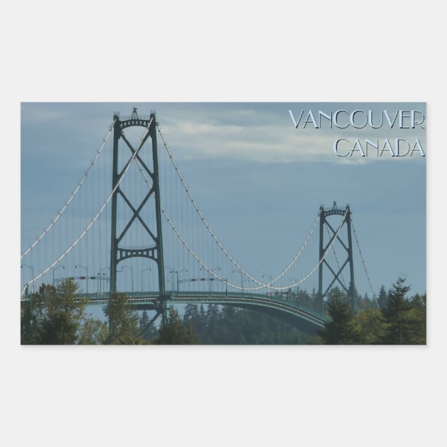 Stickers Canada de Vancouver Lions Gate Souvenirs (Devant)