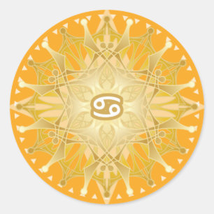 Stickers CANCER Zodiac Mandala