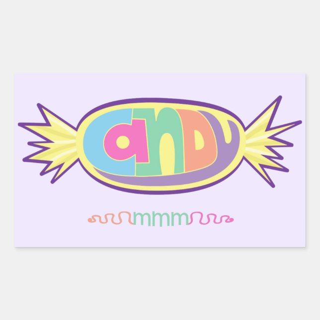 Stickers Candy mmm (Devant)