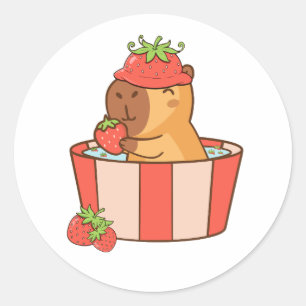Stickers Capybara   Stickers animaux mignons pour 