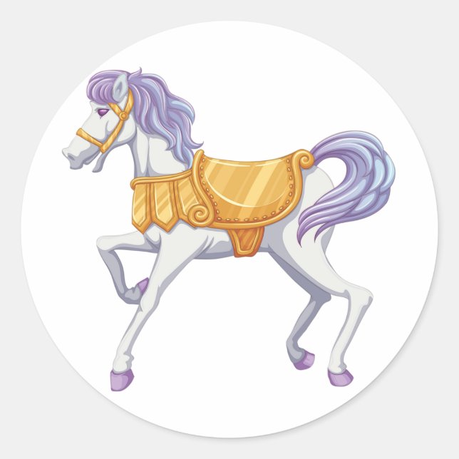 Stickers Carousel Horse (Devant)