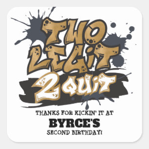 Stickers Carré 2 Quit Deux Legits