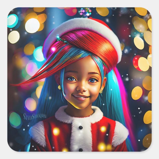 Stickers Carré Classic Round Corner (Devant)