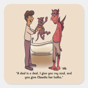 Stickers Carré Clawdia