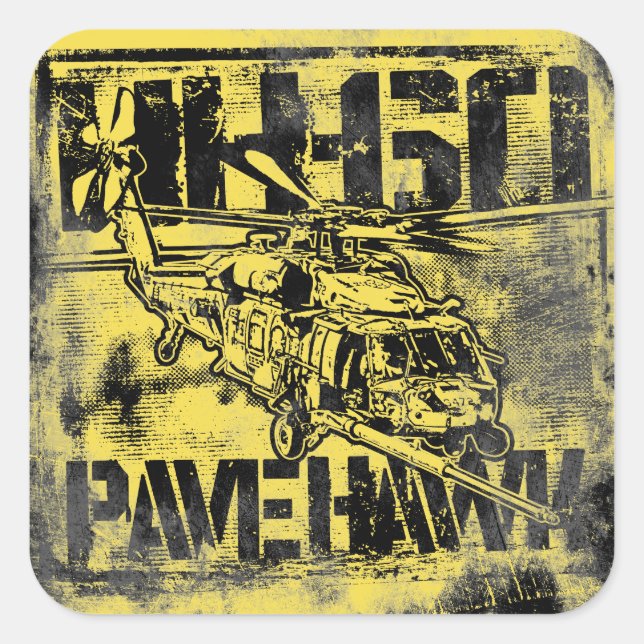 Stickers Carré HH-60 Pave Hawk (Devant)