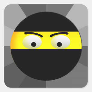 Stickers Carré Ninja Emoji