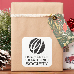 Stickers Carrés de la Rochester Oratorio Society *