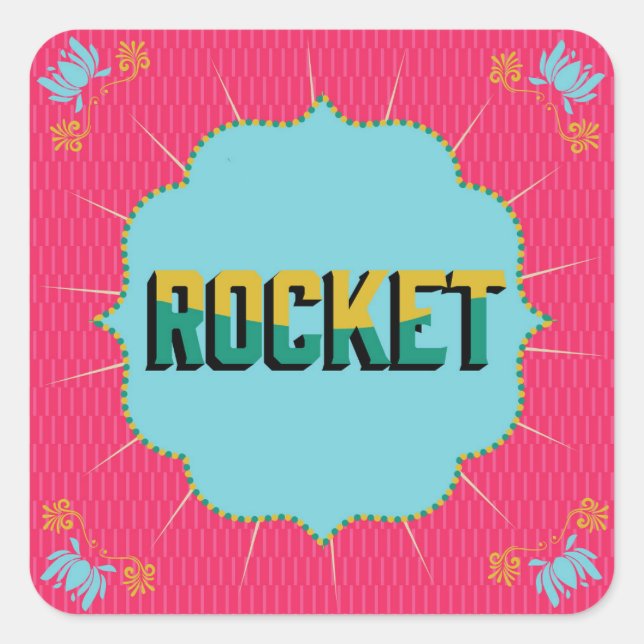 Stickers Carrés Diwali (Devant)