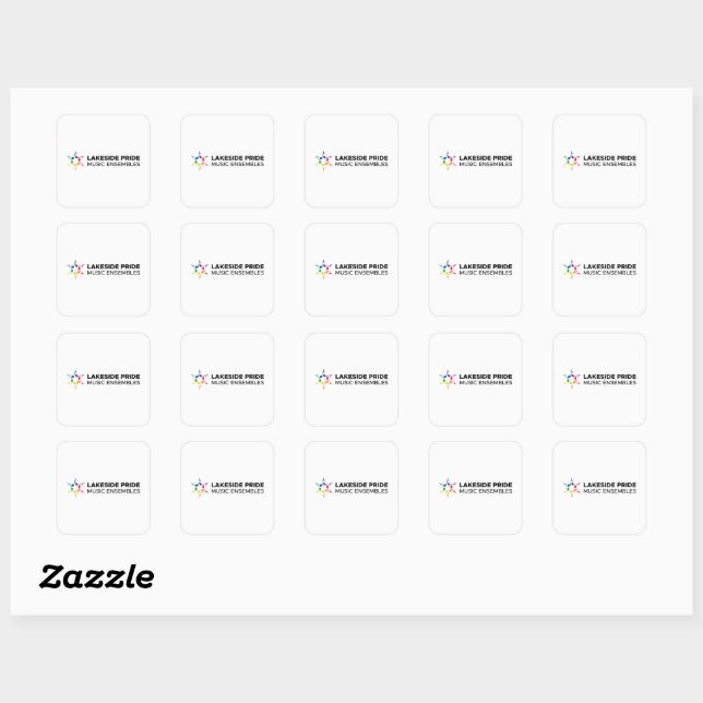 Stickers Carrés Lakeside Pride (Feuille)