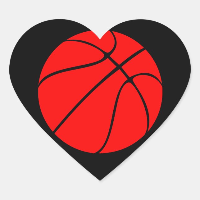 Stickers Carrosserie personnalisées Red Basketball (Devant)