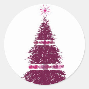 Stickers Cartes de voeux de Noël de l'arbre de Noë