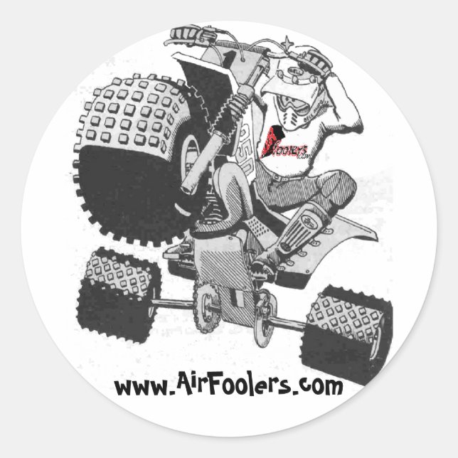 stickers cartoon3d www.AirFoolers.com (Devant)