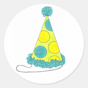Stickers Casquette de fête (anniversaire ou nouvel