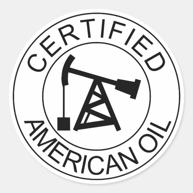 Stickers Casquettes durs Certified American Oil Dr (Devant)