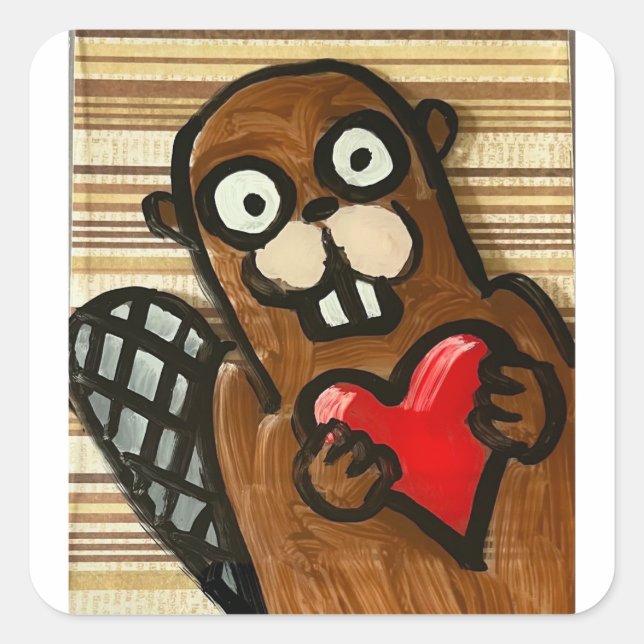 Stickers castor (Devant)