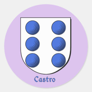 Stickers Castro Historic Family Shield
