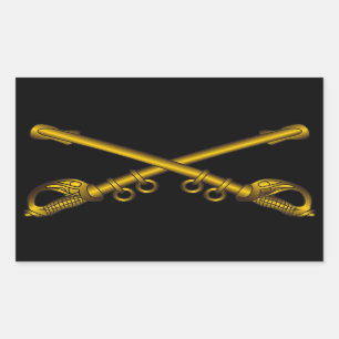 Stickers Cavalry Crossed Sabers