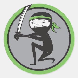 Stickers Ceinture verte Ninja