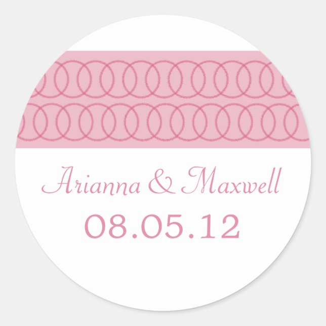 Stickers Cercle of Love Wedding (Devant)
