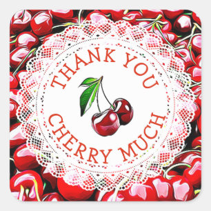 Stickers Cerise Merci Beaucoup Cerises