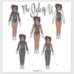 Stickers Changement Rapide Majorette / Danseur ( A