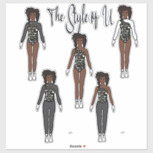 Stickers Changement rapide Majorette / Danseur (Ac