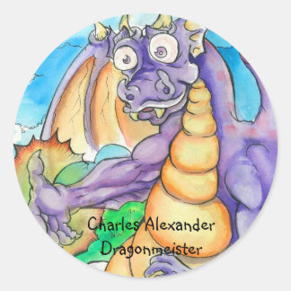 Stickers Charlie the Prayin' Dragon (Charlie)