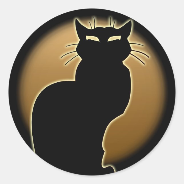 Stickers Chat amusant Halloween Stickers Chat Amou (Devant)