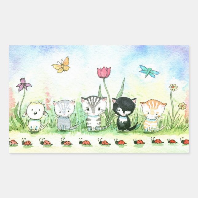 Stickers Chat Chat Sucré Poupée Ladybug (Devant)