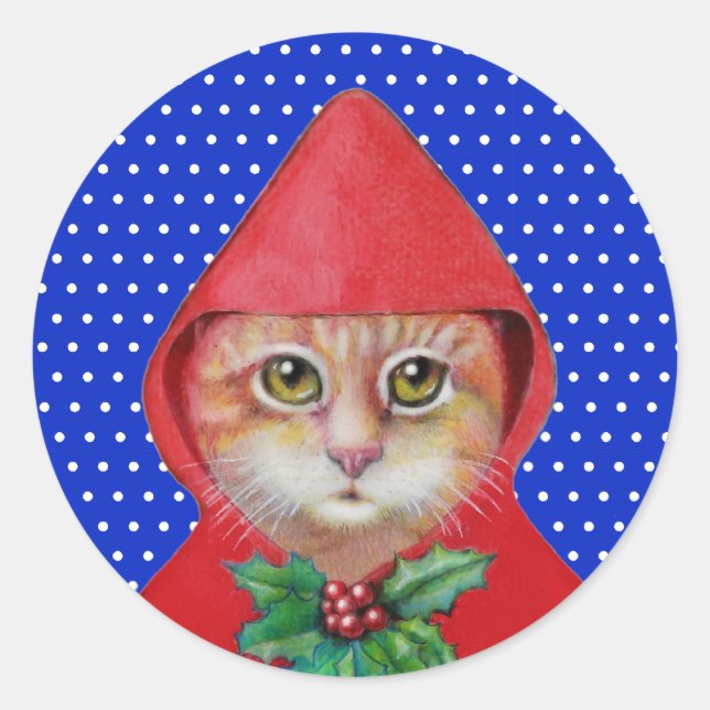 Stickers Chat de Noël (Devant)