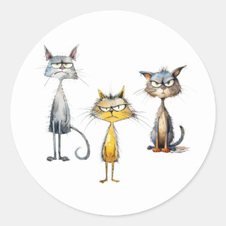 Stickers Chats Grumpy