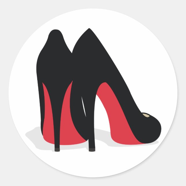 Stickers Chaussure Rouge/Sceau (Devant)