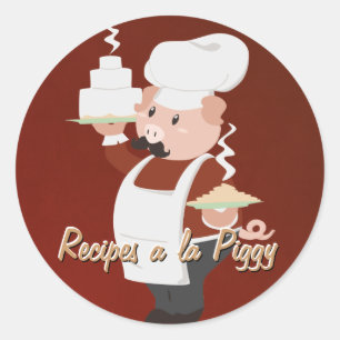 Stickers Chef Piggy