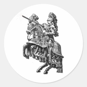 Stickers Chevaliers médiévaux