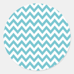 Stickers Chevron bleu