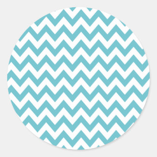 Stickers Chevron bleu