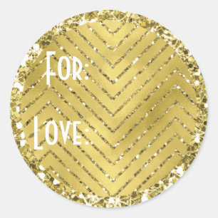 Stickers "Chevron Gold" Personnaliser