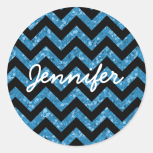 Stickers Chevron Parties scintillant