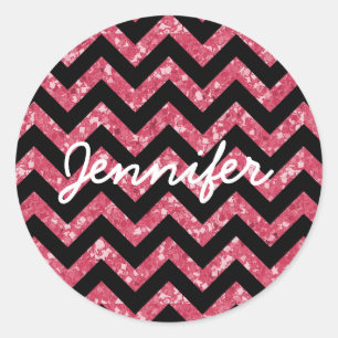 Stickers Chevron Parties scintillant