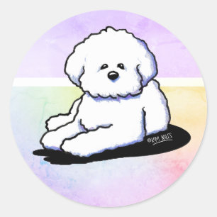 Stickers Chien Bichon Frise