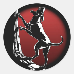 Stickers Chien Chasse Stickers Art Chien Chasse St