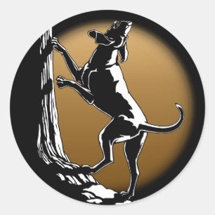 Stickers Chien Chasse Stickers Art Chien Chasse St