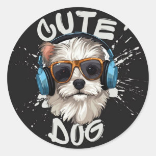 Stickers Chien mignon