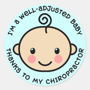 Stickers Chiropratique pour bébés bien ajustés